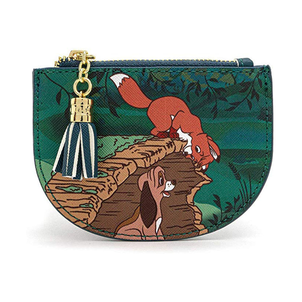 Loungefly Fox And The Hound Peek A Boo Log Cardholder ID Wallet
