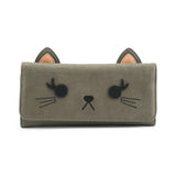 Loungefly Grey Cat Zip Around Wallet - Radar Toys