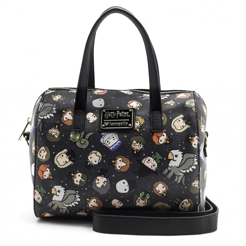Loungefly Harry Potter Character All Over Print Duffle Bag Purse