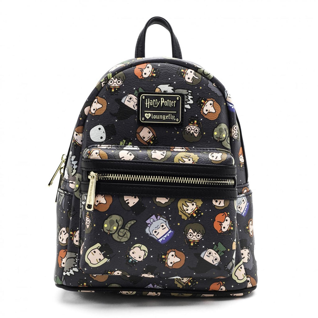 Loungefly Harry Potter Character All Over Print Mini Backpack