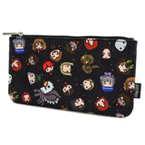 Loungefly Harry Potter Character All Over Print Zipper Pouch Bag - Radar Toys