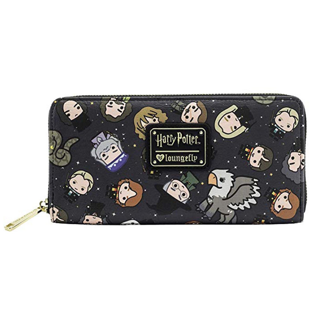 Loungefly Harry Potter Chibi Character Zip Around Wallet