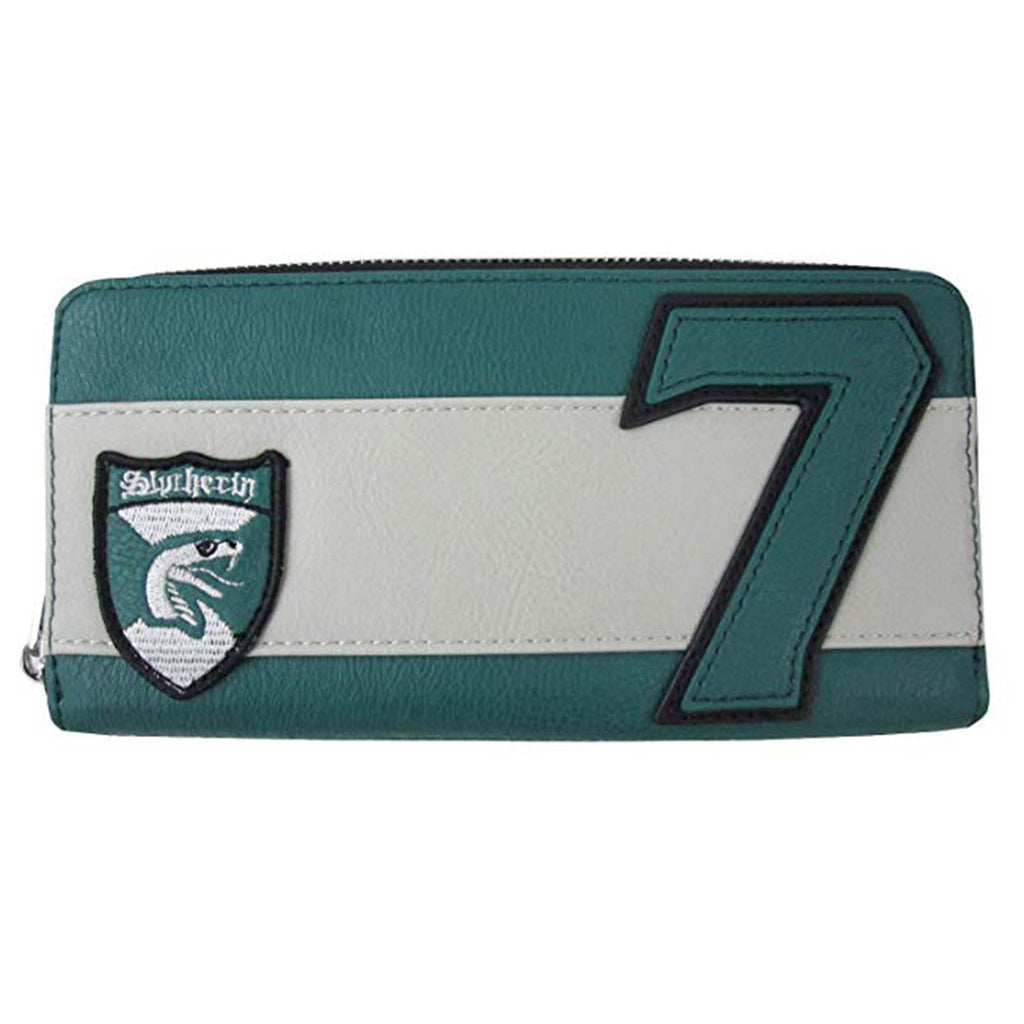 Loungefly Harry Potter D. Malfoy Slytherin Green Zip Around Wallet