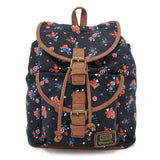Loungefly Marvel Captain America Floral Canvas Flap Backpack - Radar Toys