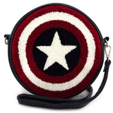 Loungefly Marvel Captain America Shield Crossbody Bag Purse - Radar Toys