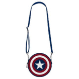 Loungefly Marvel Captain America Shield Crossbody Bag Purse - Radar Toys