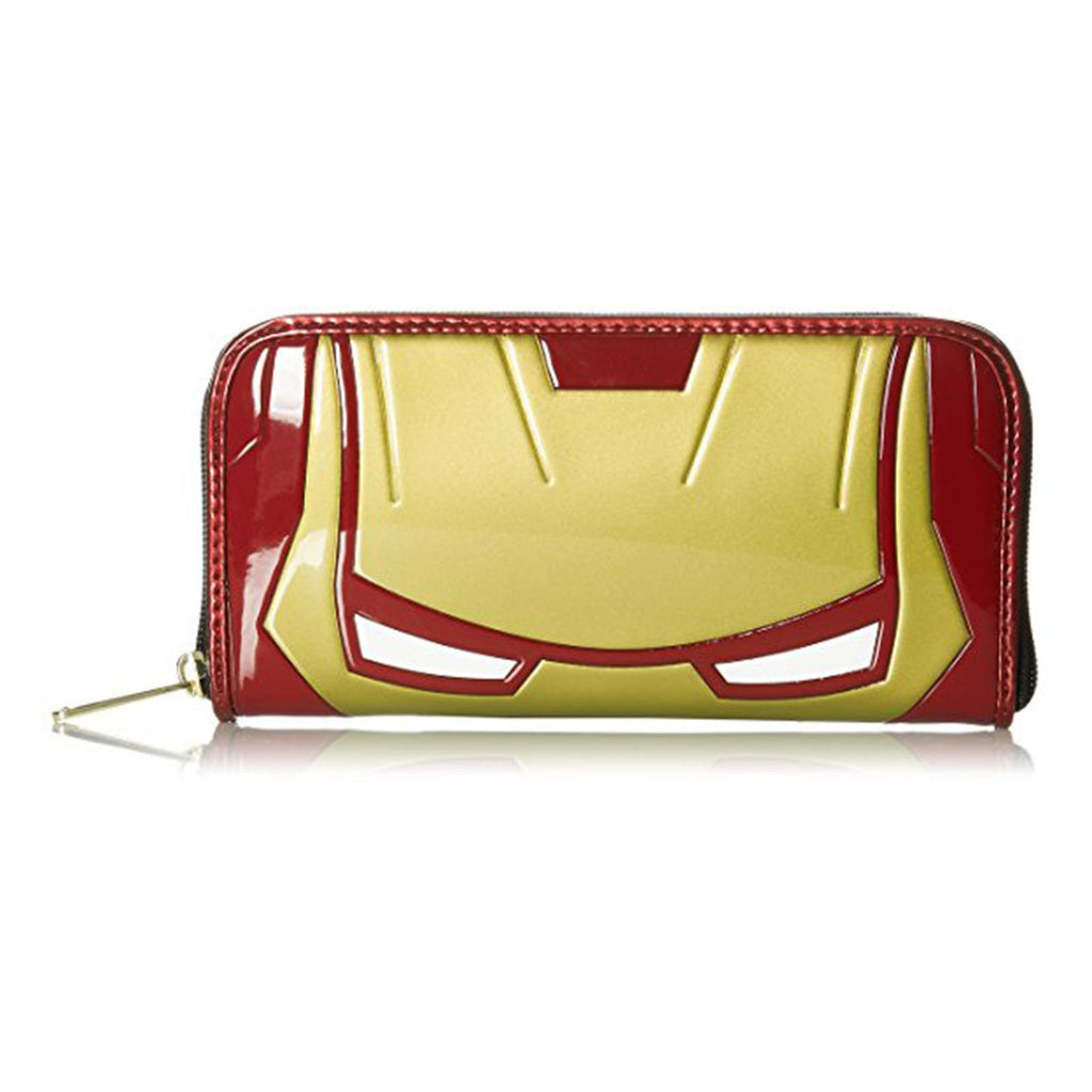 Loungefly Marvel Iron Man Mask Zip Around Wallet
