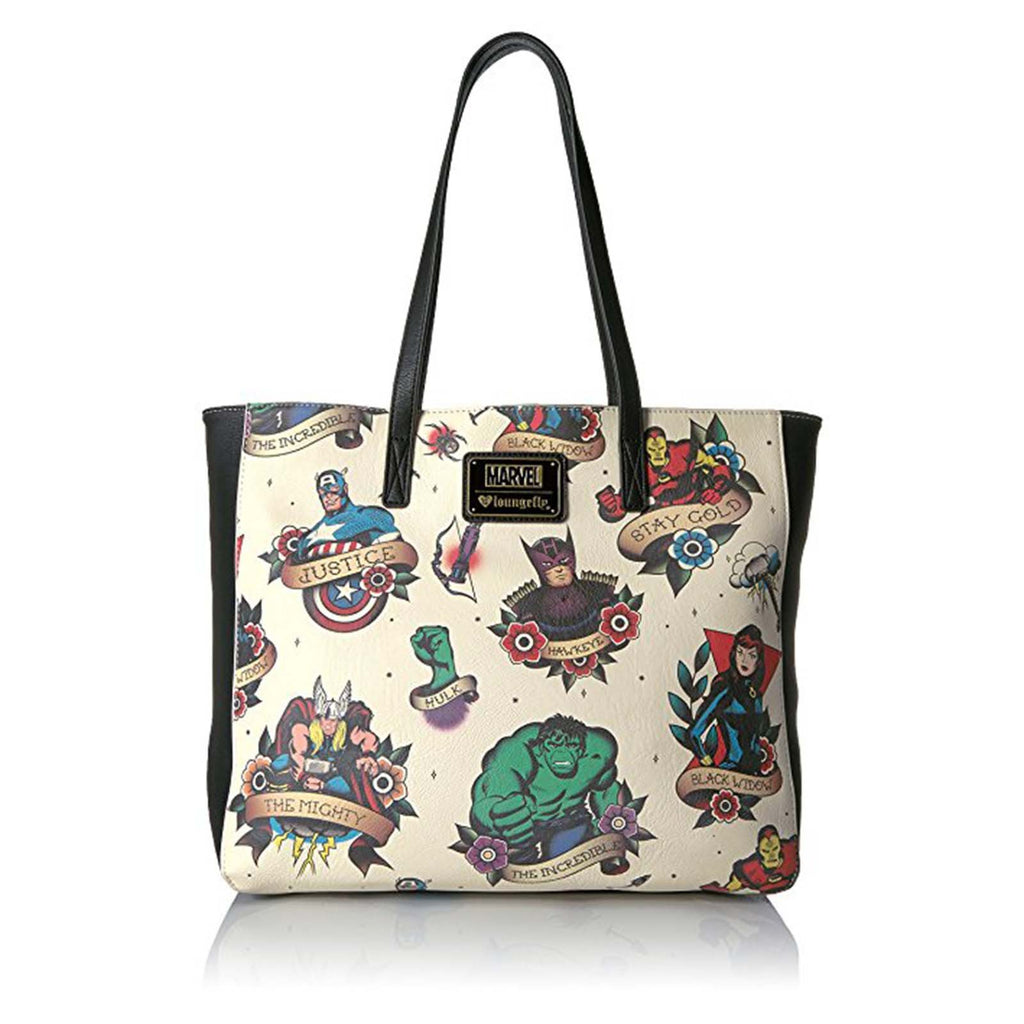 Loungefly Marvel Tattoo Flash Tote Bag