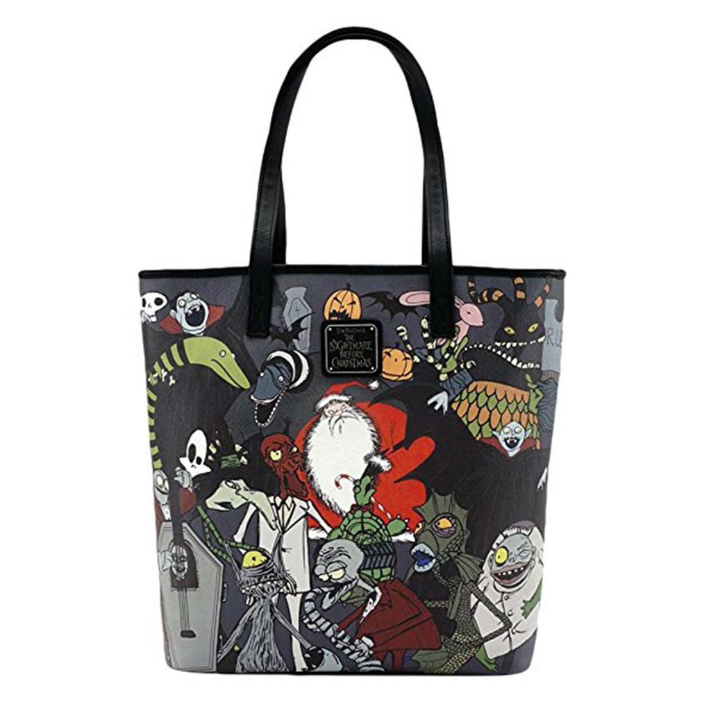 Loungefly Nightmare Before Christmas All Over Print Tote Bag