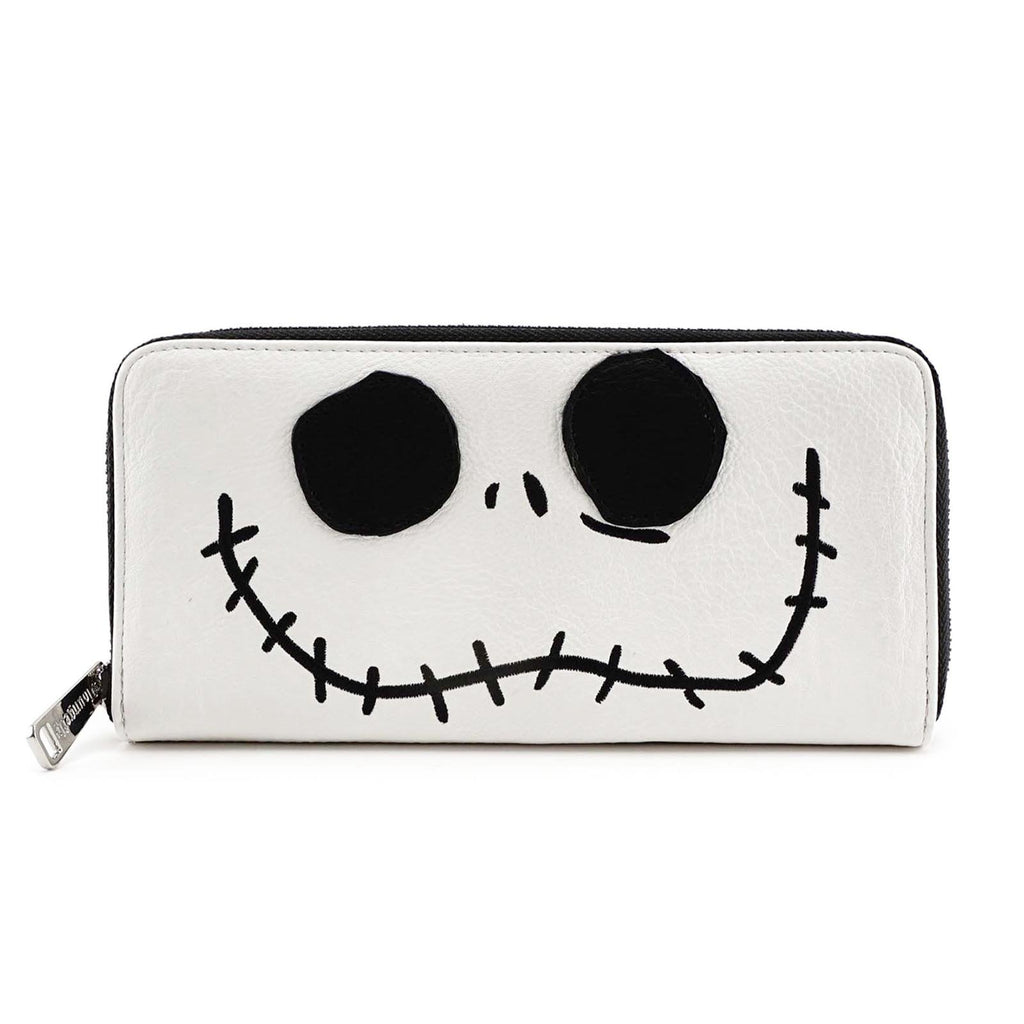 Loungefly Nightmare Before Christmas Jack Face Zip Around Wallet