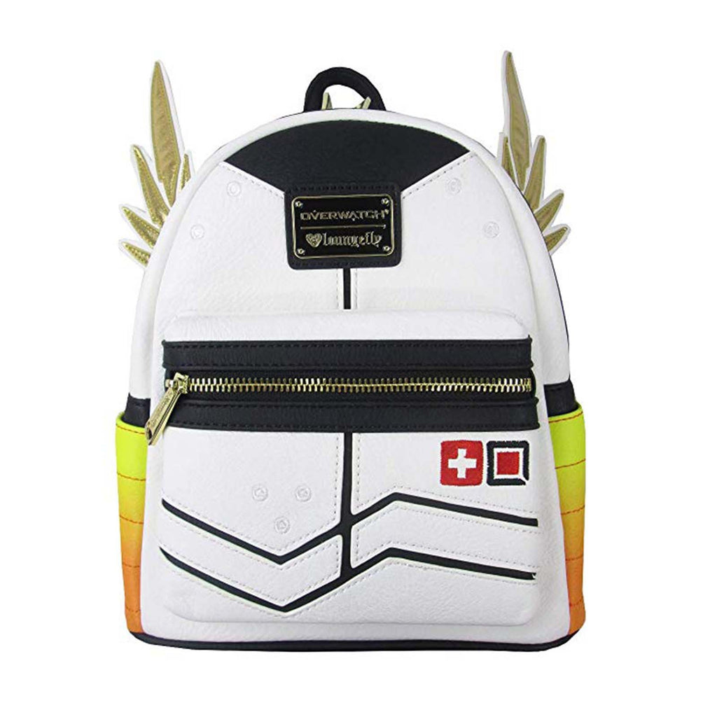 Loungefly Overwatch Mercy Yellow Orange Mini Backpack