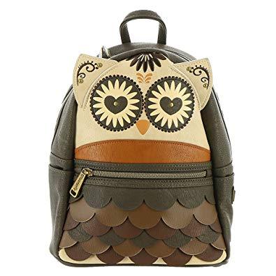Loungefly Owl Brown Mini Backpack