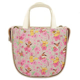 Loungefly Pokemon Eevee And Pikachu All Over Print Crossbody Bag Purse - Radar Toys