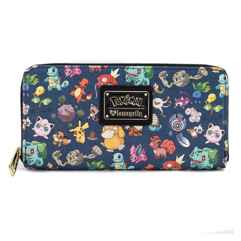 Loungefly Pokemon First Generation Zip Around Wallet