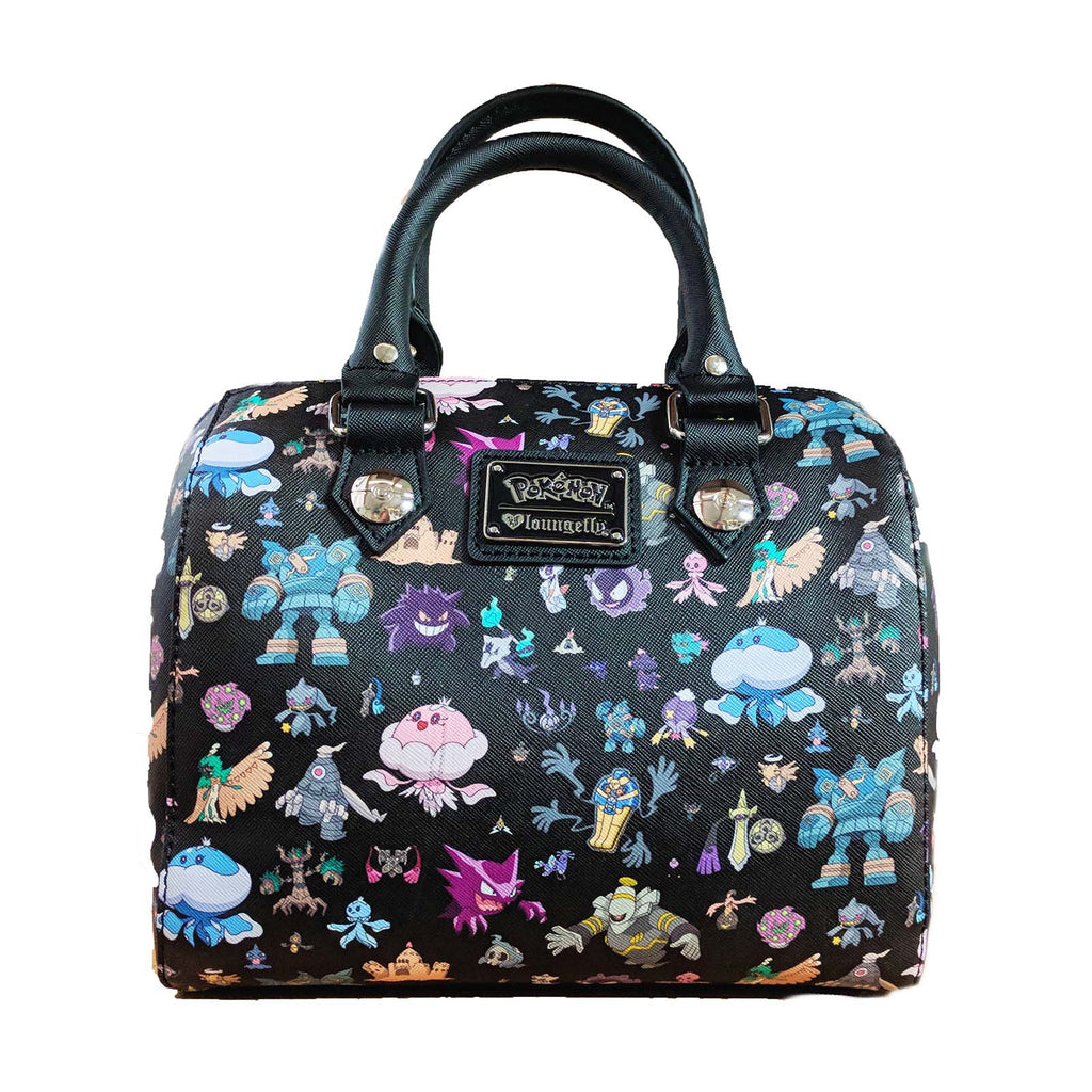 Loungefly Pokemon Ghost Print Black Crossbody Bag Purse