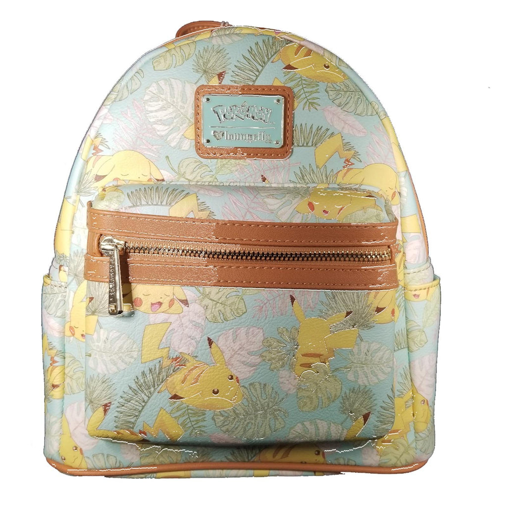 Loungefly Pokemon Pikachu Leaves Mint Mini Backpack