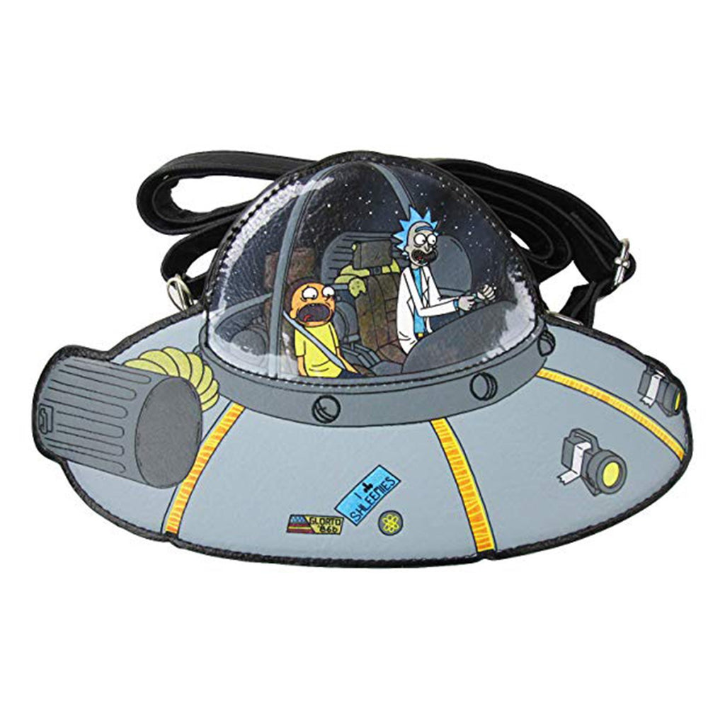 Loungefly Rick And Morty Spaceship Crossbody Bag