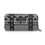 Loungefly Skull Black White Canvas Zip Around Wallet - Radar Toys