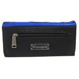 Loungefly Skull Laser Cut Blue Tri-Fold Wallet - Radar Toys