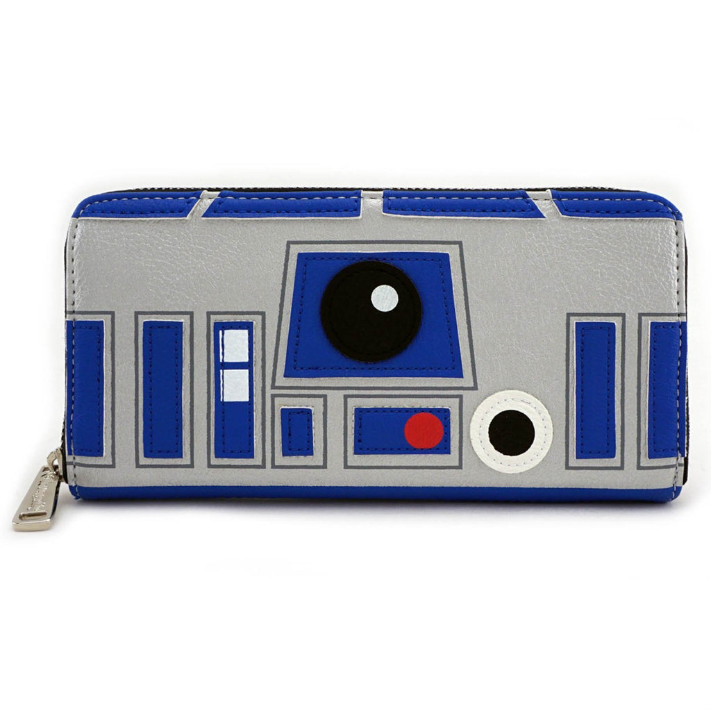 Loungefly Star Wars 2 Sided R2-D2 BB8 Zip Around Wallet