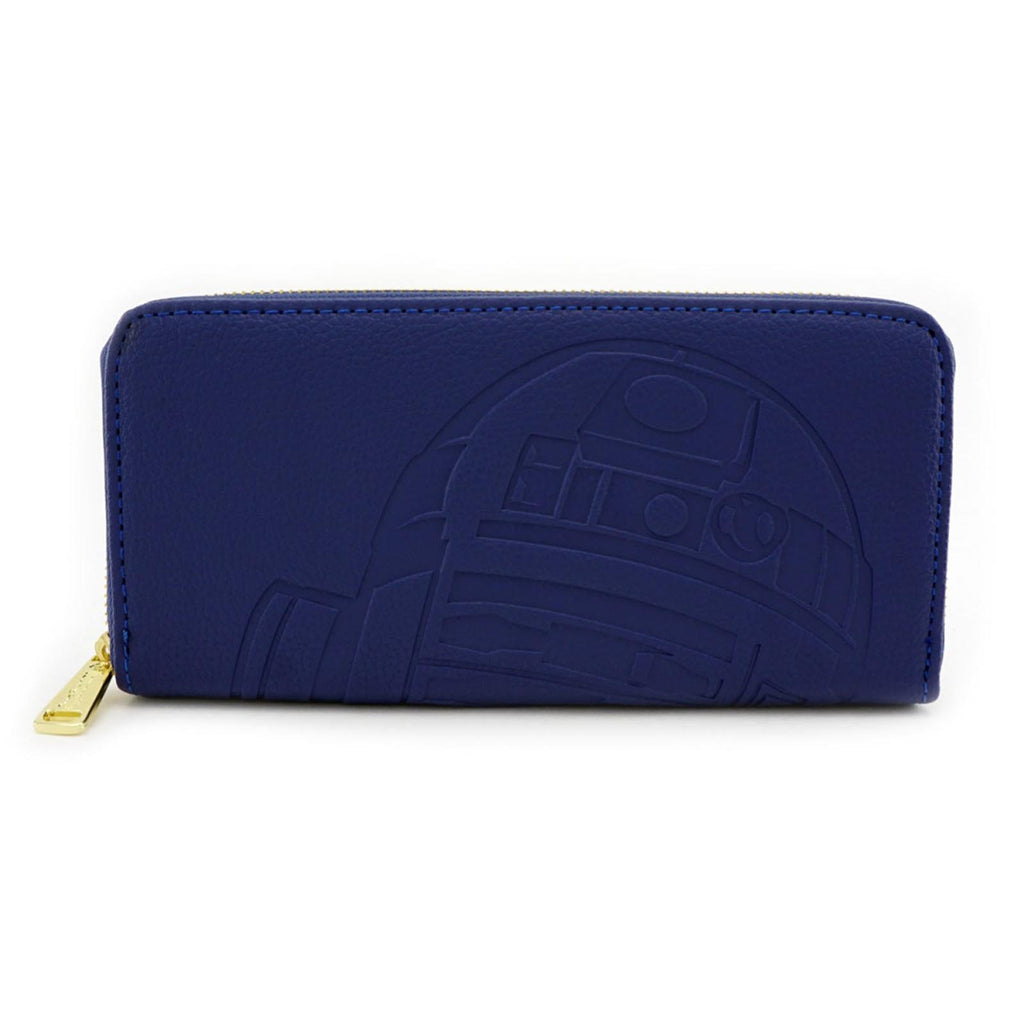 Loungefly Star Wars Blue R2-D2 Zip Around Wallet