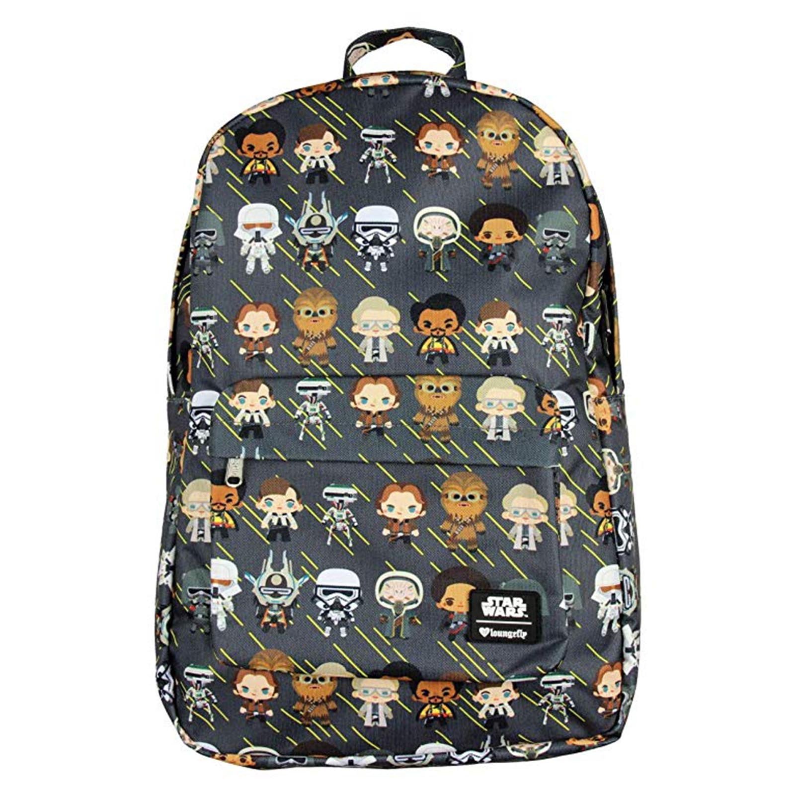 Loungefly Star Wars Character All Over Print Chibi Backpack | Radar Toys
