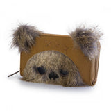 Loungefly Star Wars Ewok Brown Zip Around Wallet - Radar Toys