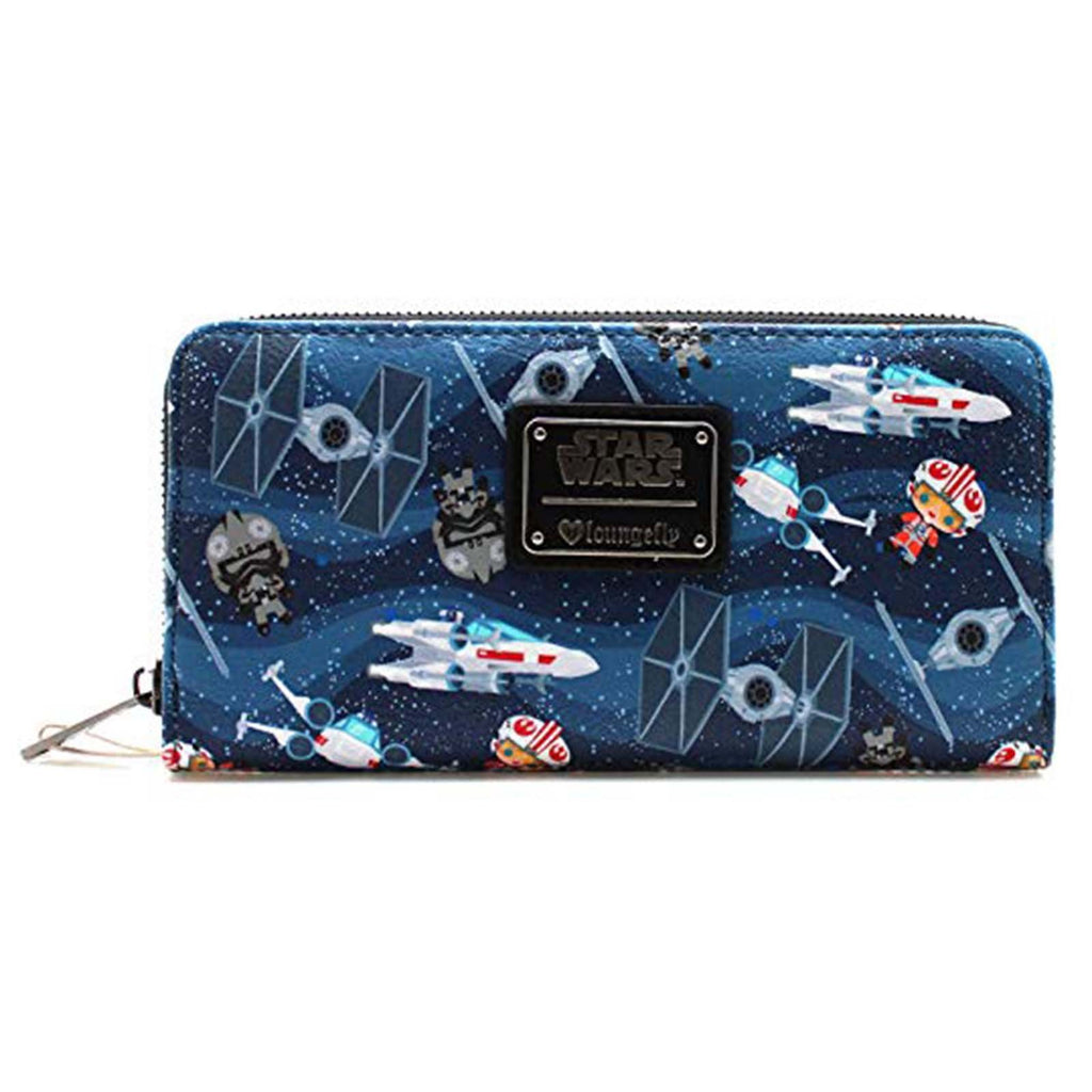 Loungefly Star Wars Kawaii Zip Around Wallet
