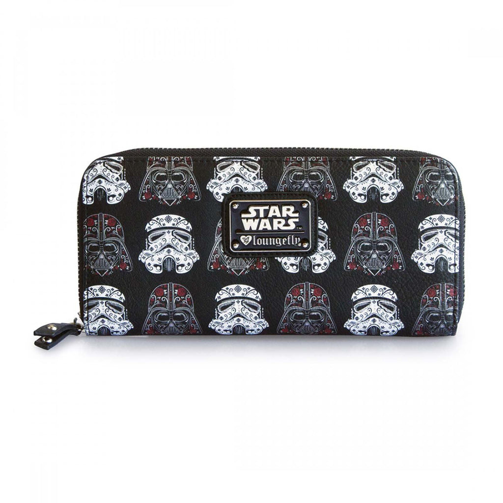 Loungefly Star Wars Sugar Skull Storm Trooper Darth Vader Wallet