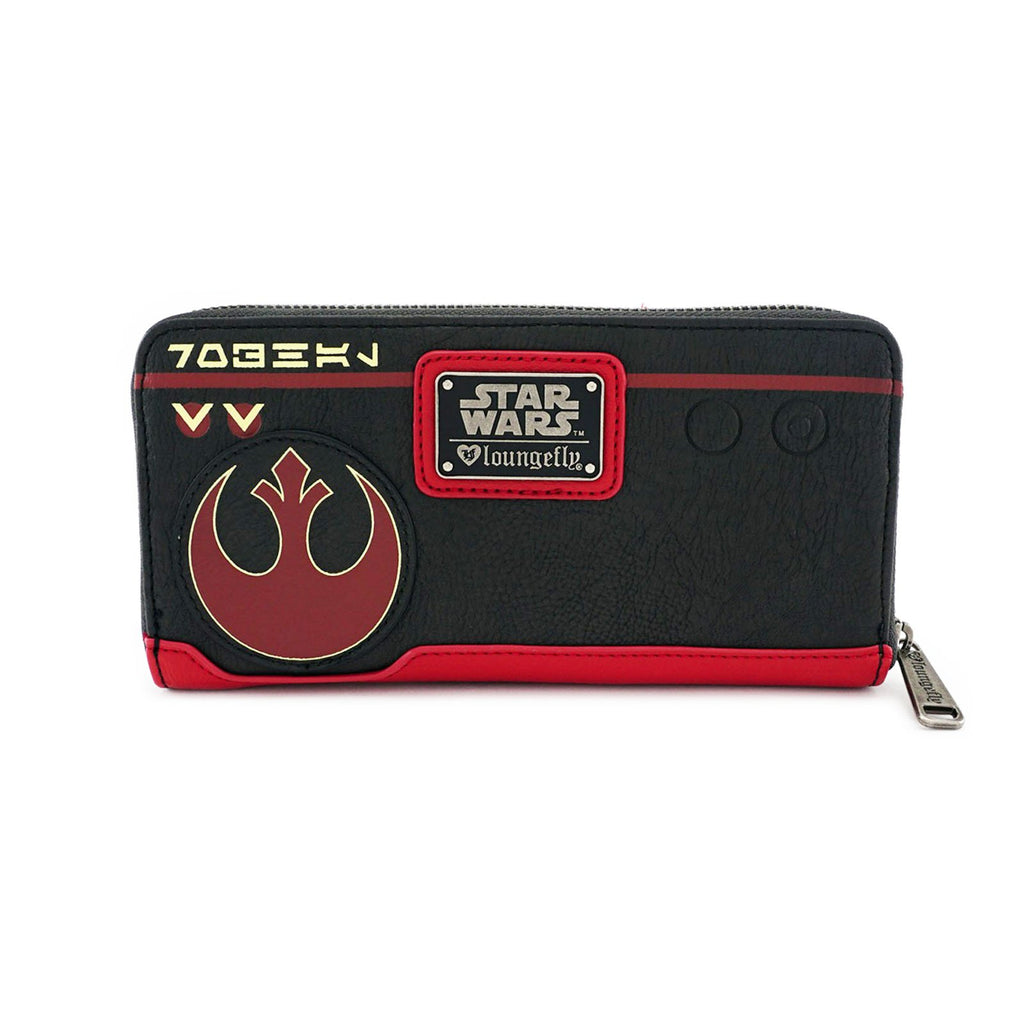 Loungefly Star Wars The Last Jedi Poe Zip Around Wallet