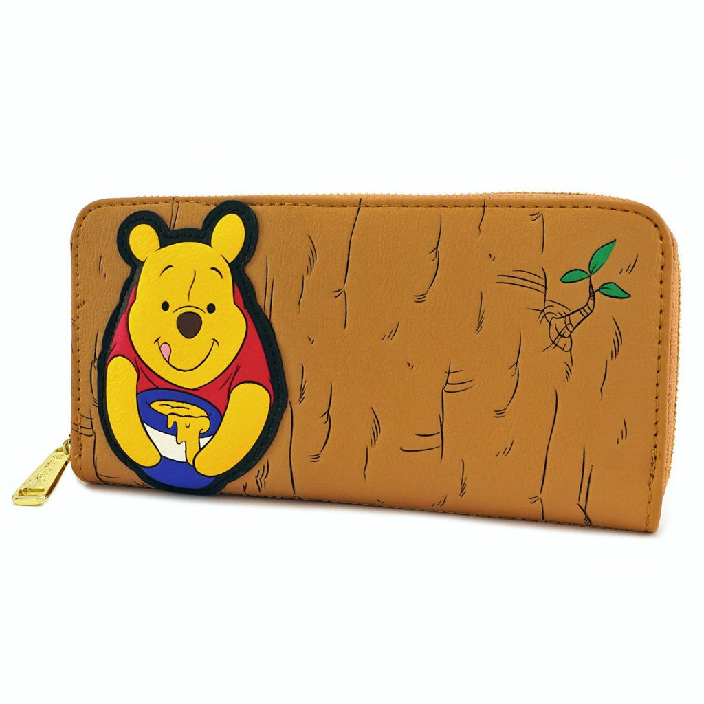 Loungefly Winnie The Pooh Front And Back Zip Around Wallet
