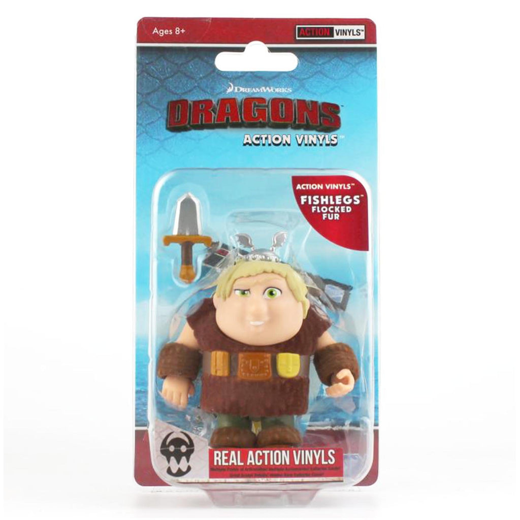 Loyal Subjects How To Train Your Dragon Fishlegs Flocked Real Action Vinyls - Radar Toys