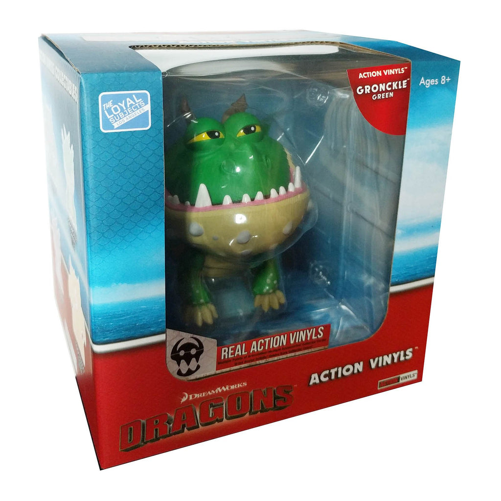 Loyal Subjects How To Train Your Dragon Gronckle Green Action Vinyls