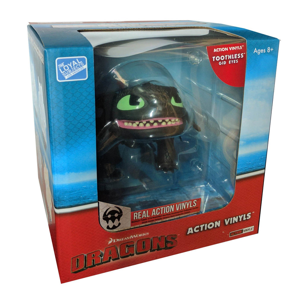 Loyal Subjects How To Train Your Dragon Toothless GID Eyes Action Vinyls