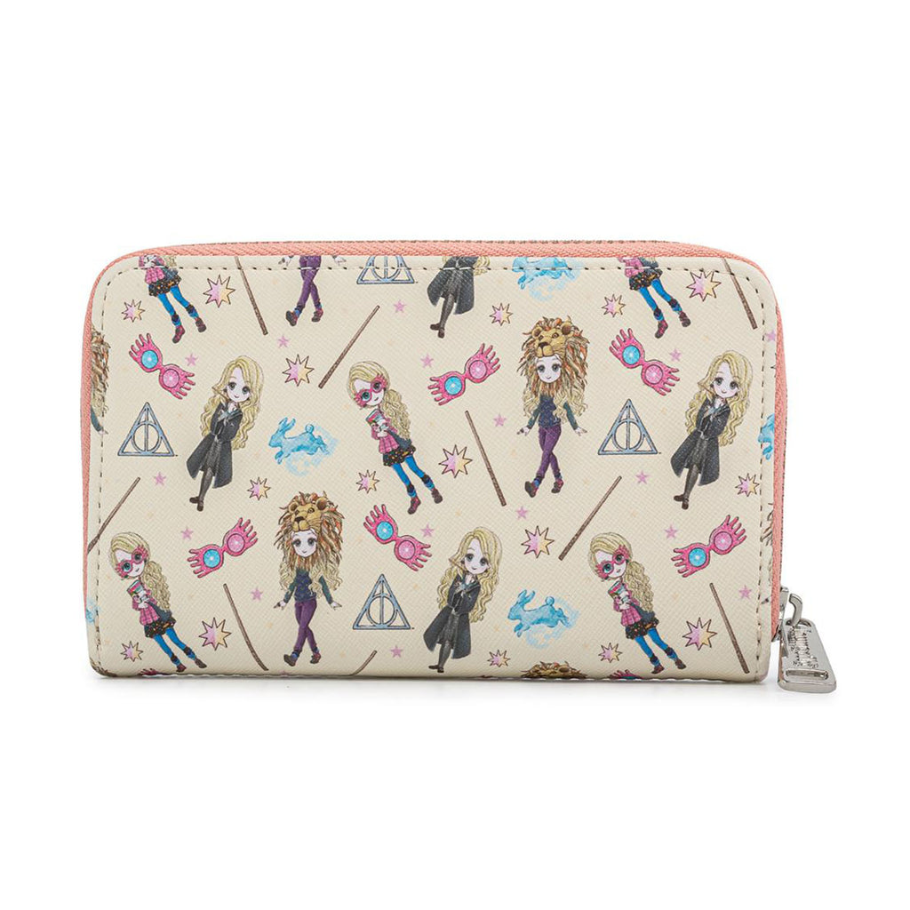 Loungefly Harry Potter Luna Lovegood All Over Print Zip Around Wallet