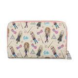 Loungefly Harry Potter Luna Lovegood All Over Print Zip Around Wallet - Radar Toys