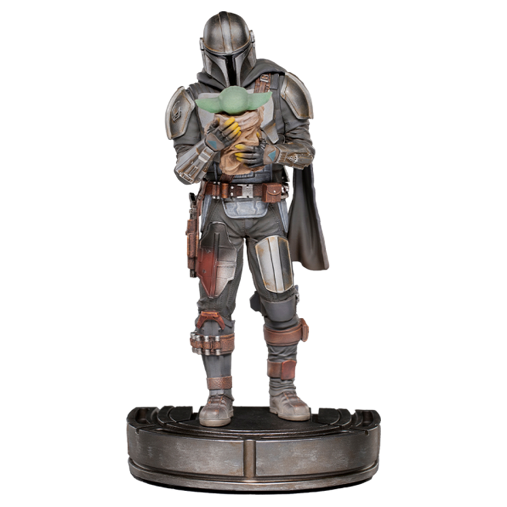 Iron Studios Star Wars Mandalorian And Grogu 10th Scale Polystone Statue