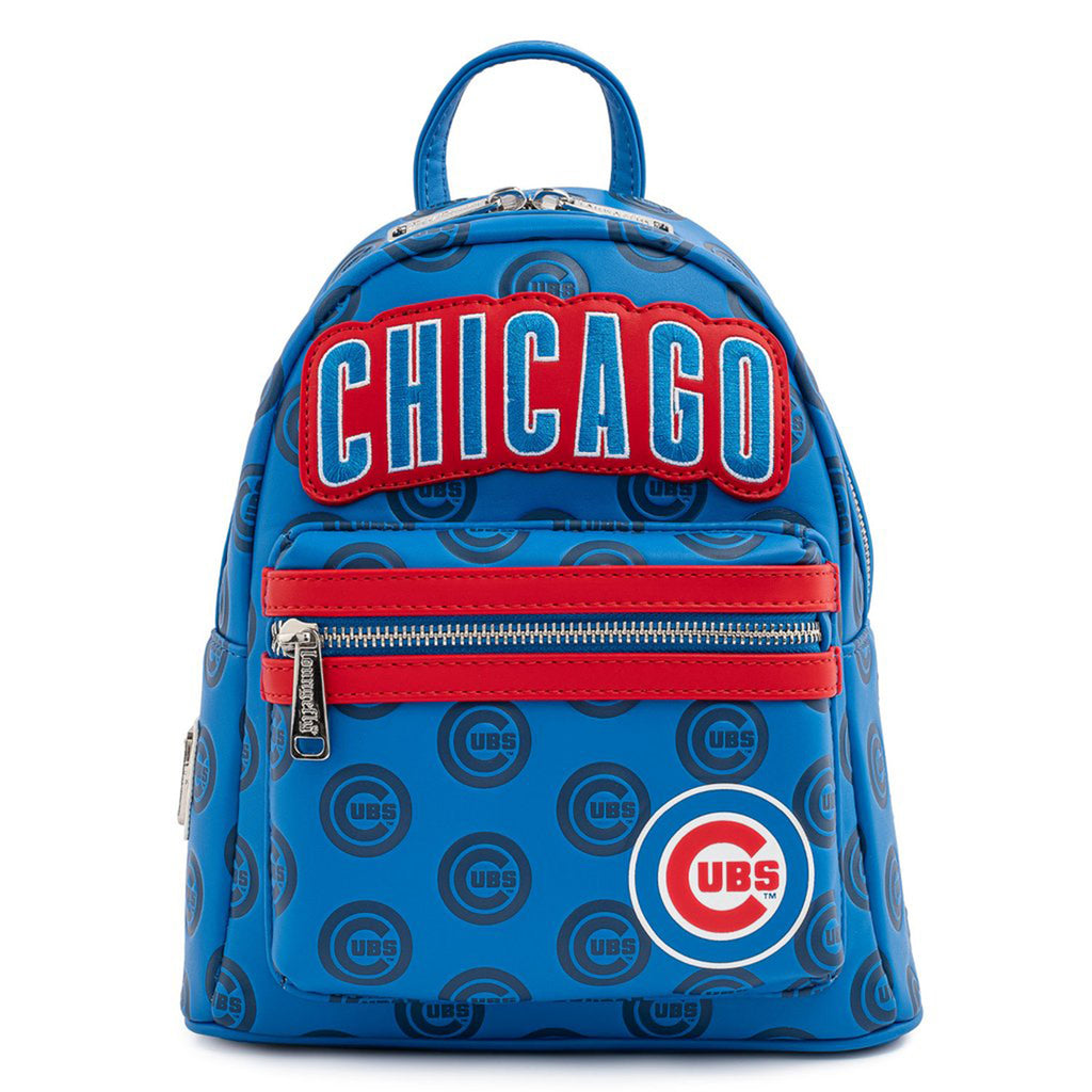 Loungefly MLB Chicago Cubs Logo Mini Backpack