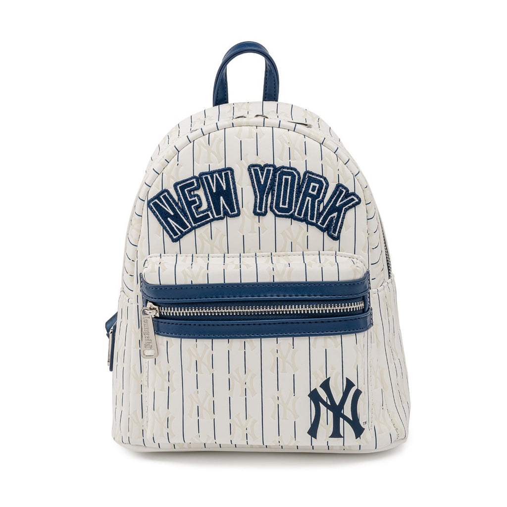 Loungefly MLB New York Yankees Pin Stripes Mini Backpack