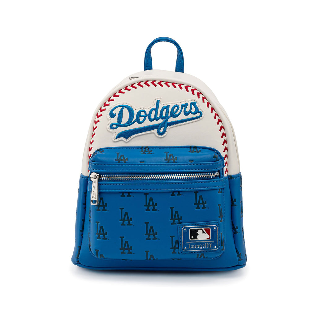 Loungefly MLB Los Angeles Dodgers Baseball Seam Stitch Mini Backpack