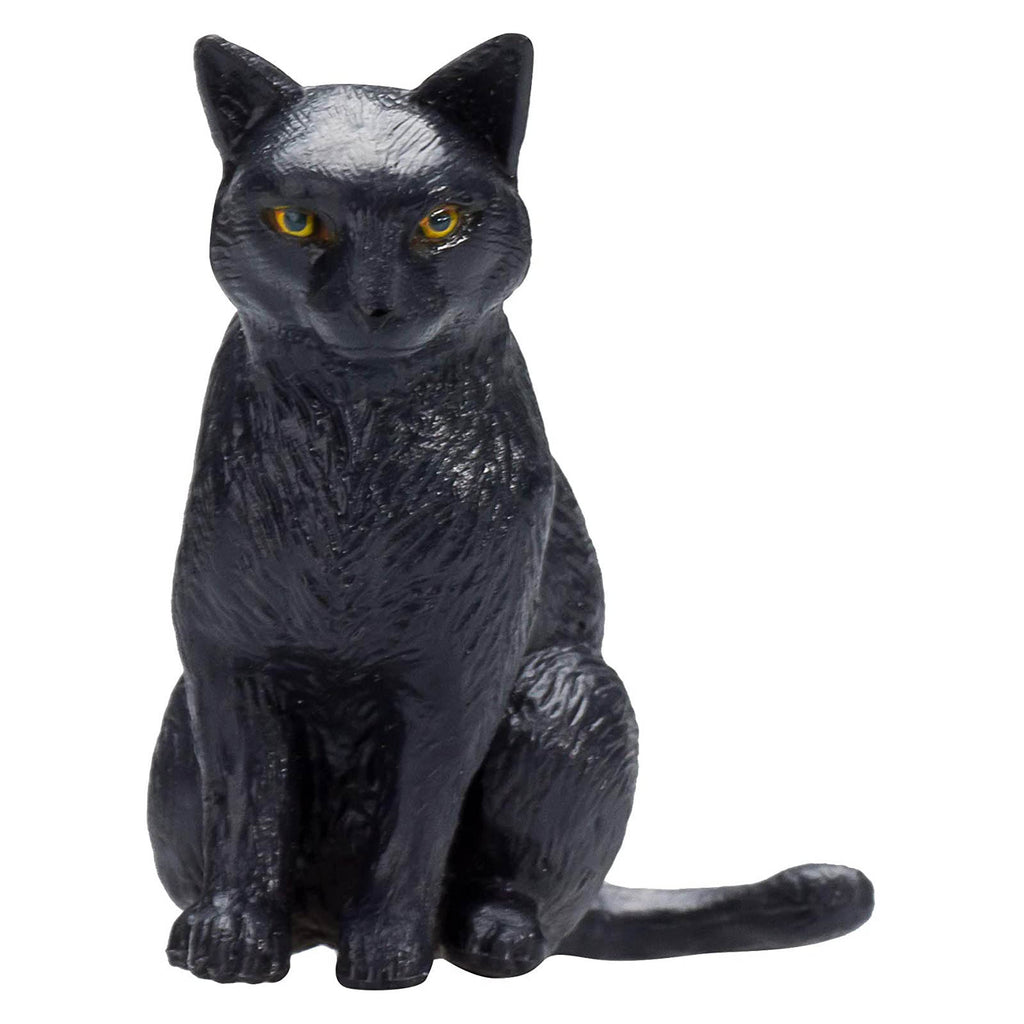 MOJO Black Cat Sitting Animal Figure 387372
