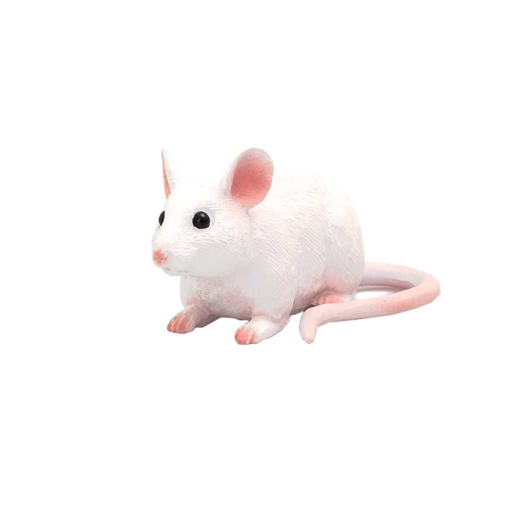 MOJO White Mouse Animal Figure 387235