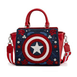 Loungefly Marvel Captain America 80th Anniversary Crossbody Bag Purse - Radar Toys