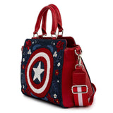 Loungefly Marvel Captain America 80th Anniversary Crossbody Bag Purse - Radar Toys