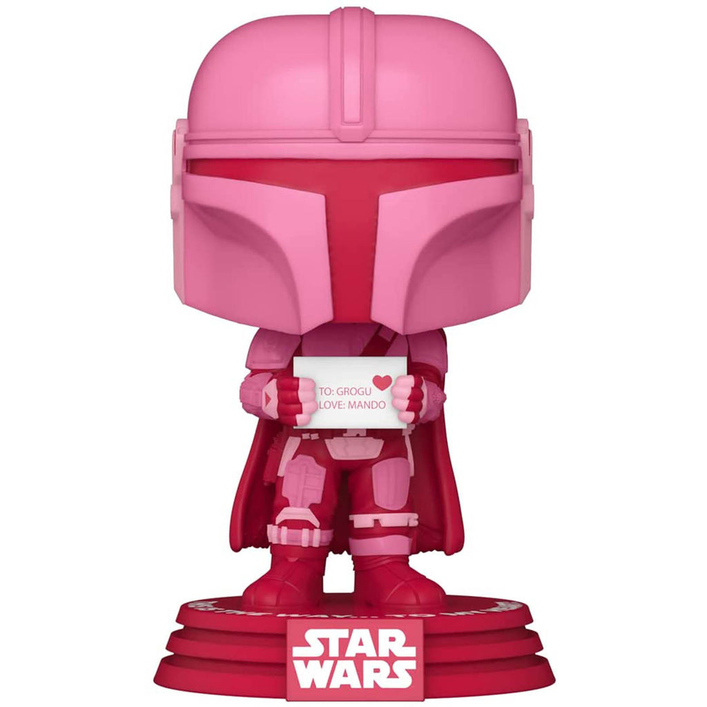 Funko Star Wars Valentines POP The Mandalorian With Heart Figure