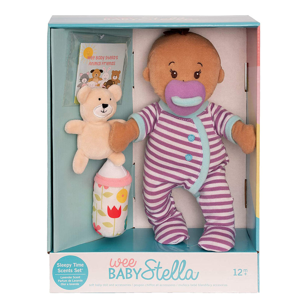 Manhattan Toy Wee Baby Stella Beige Sleepy Time Scents  Plush Figure