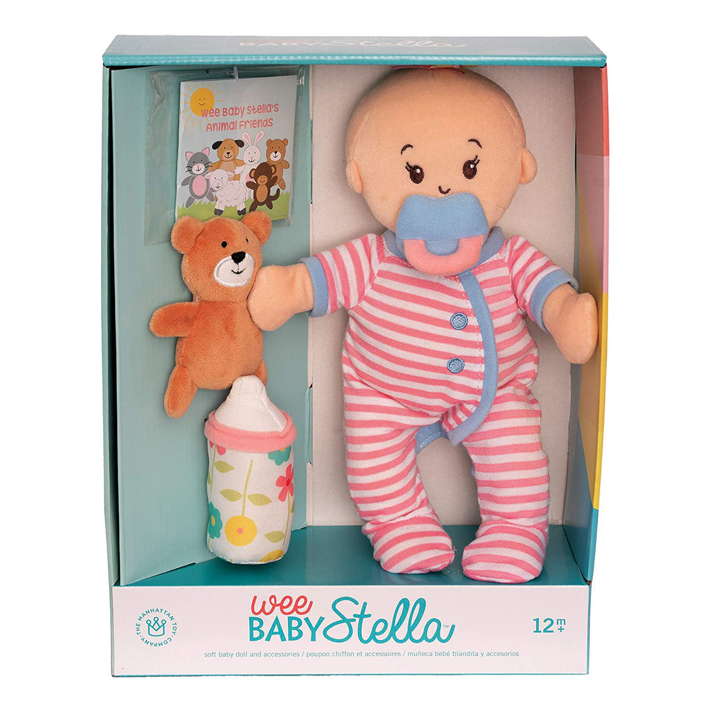 Manhattan Toy Wee Baby Stella Peach Sleepy Time Scents  Plush Figure - Radar Toys