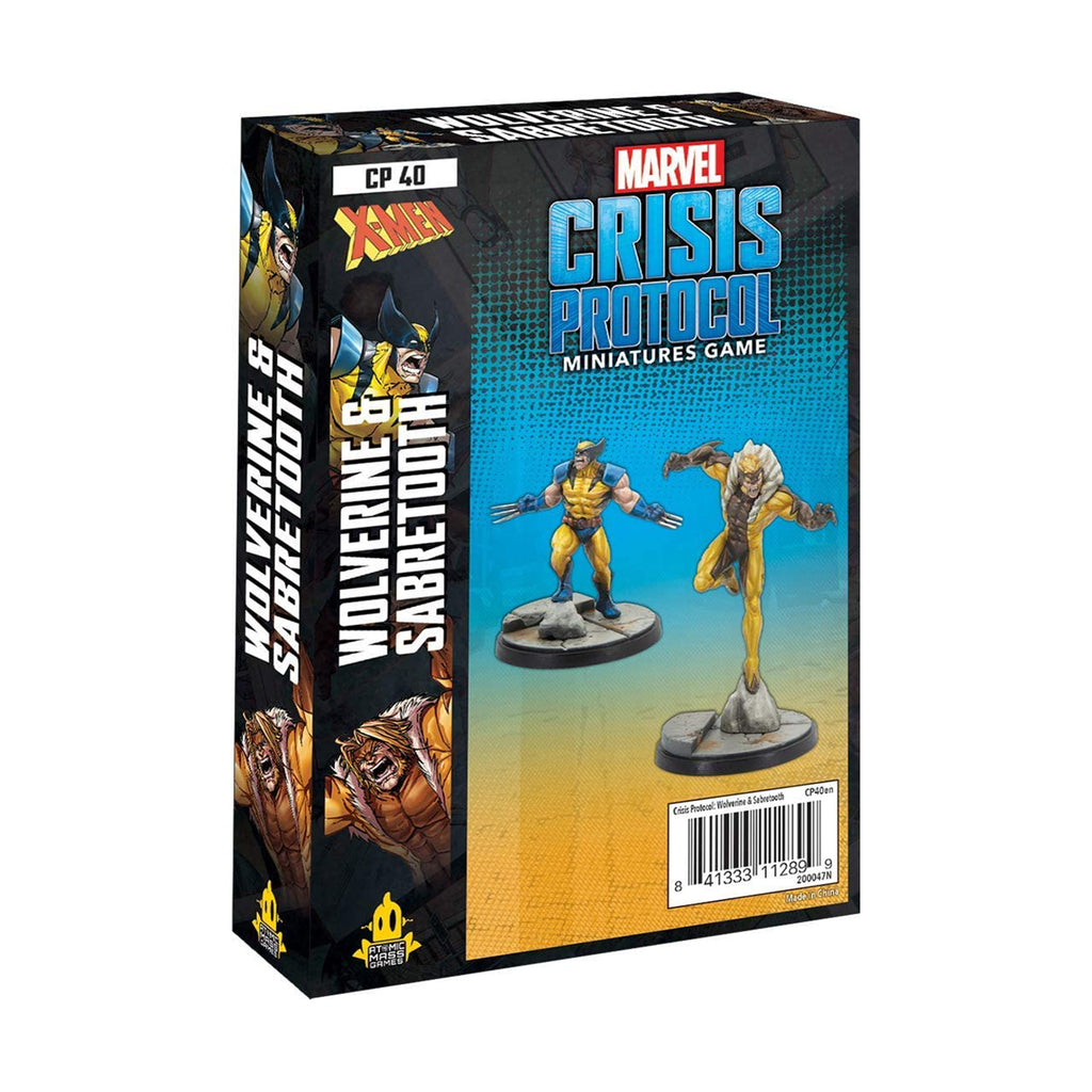 Marvel Crisis Protocol Wolverine and Sabertooth Character Pack