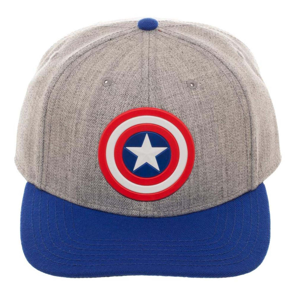 Marvel Captain America Emblem Curved Adjustable Snapback Hat