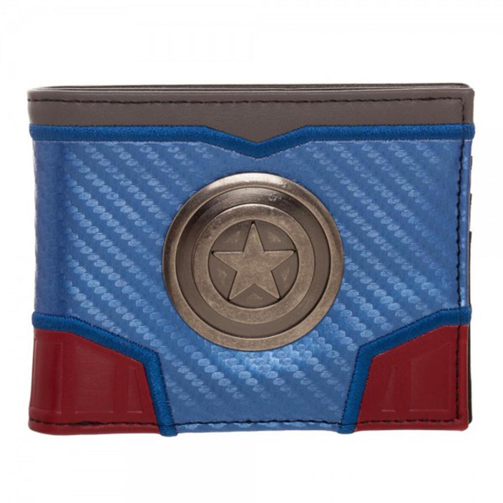 Marvel Captain America Flex Logo Bi-Fold Wallet